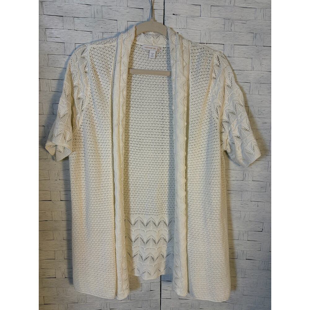 Westport 1962 Women cardigan lightweight spring feminine romantic plus size